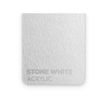 Akryyli PMMA kivi valkoinen 3 x 375 x 600 mm