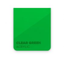 Akryyli PMMA kirkas vihreä 3 x 375 x 600 mm