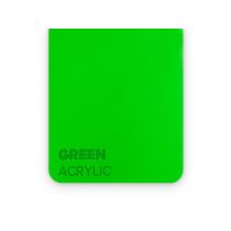 Akryyli PMMA vihreä 3 x 375 x 600 mm