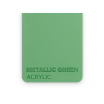 Akryyli PMMA metalli vihreä 3 x 375 x 600 mm