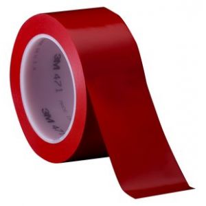 3M™ 471 vinyyliteippi, punainen, 50 mm x 33 m, 24 kpl/pakkaus