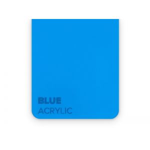 Akryyli PMMA sininen 3 x 375 x 600 mm
