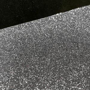 Akryyli PMMA glitter silver 3 x 340 x 610 mm