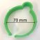 Rullapidike, rullaklipsi 70mm vihreä