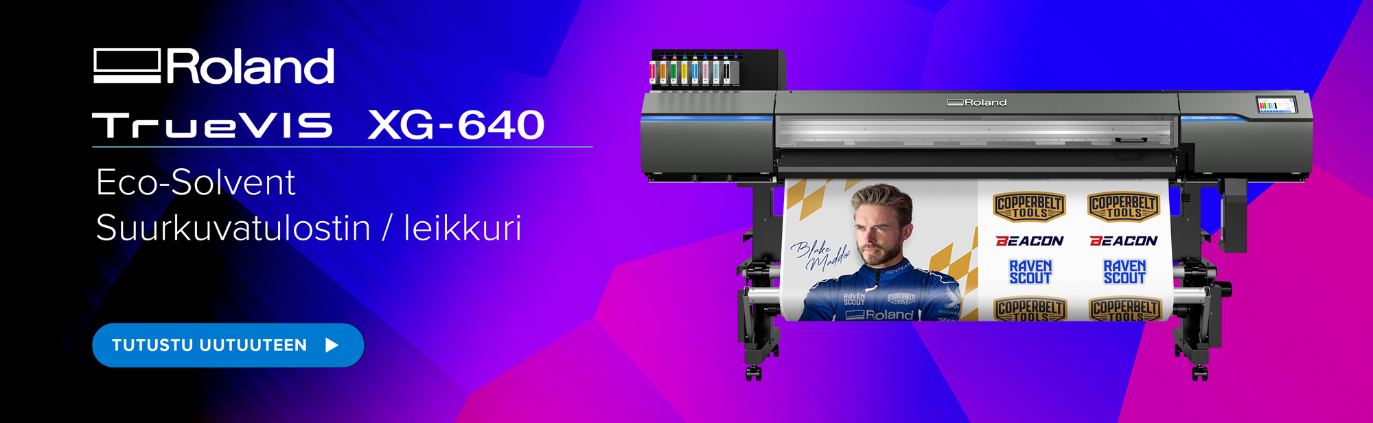 Roland XG-640 Suurkuvatulostin ja leikkuri
